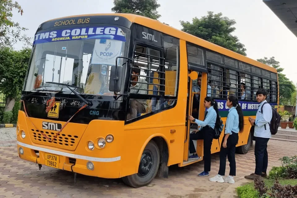ATMS College Transport Facilities with buses — ATMS Group of Institutions