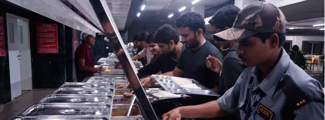 IIIT-Bangalore cafeteria interior — International Institute of Information Technology Bangalore