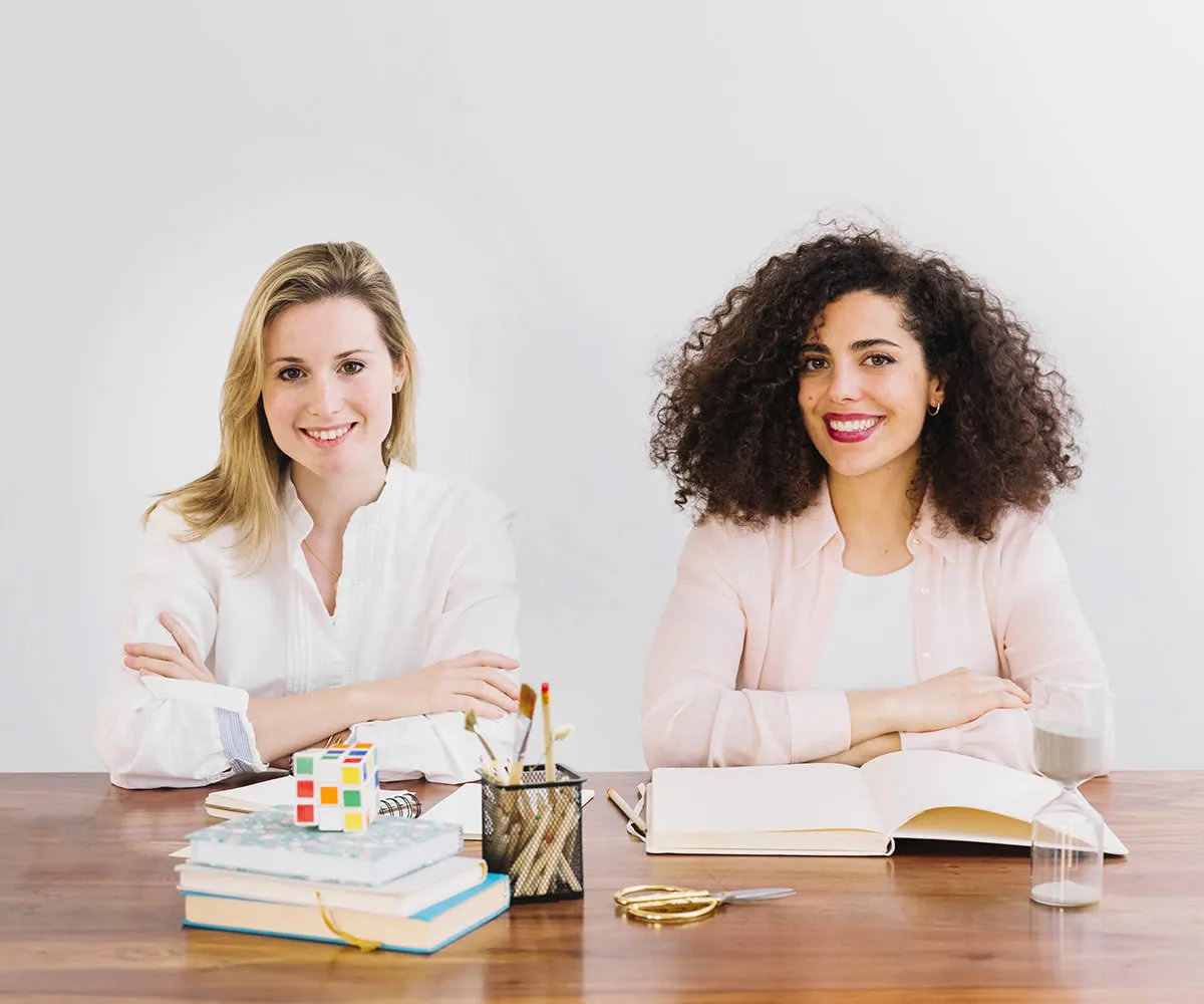 Smiling Two Girls — Sunflower College of Nursing
