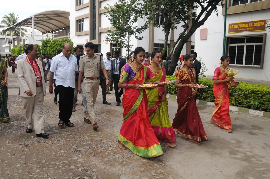 Students attentive during the ceremony — G.T. Institute of Management Studies and Research