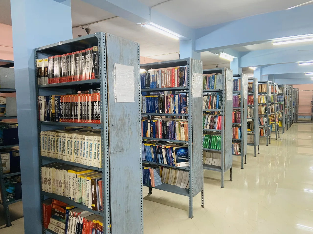 Library interior / collection view — St. Joseph College of Engineering
