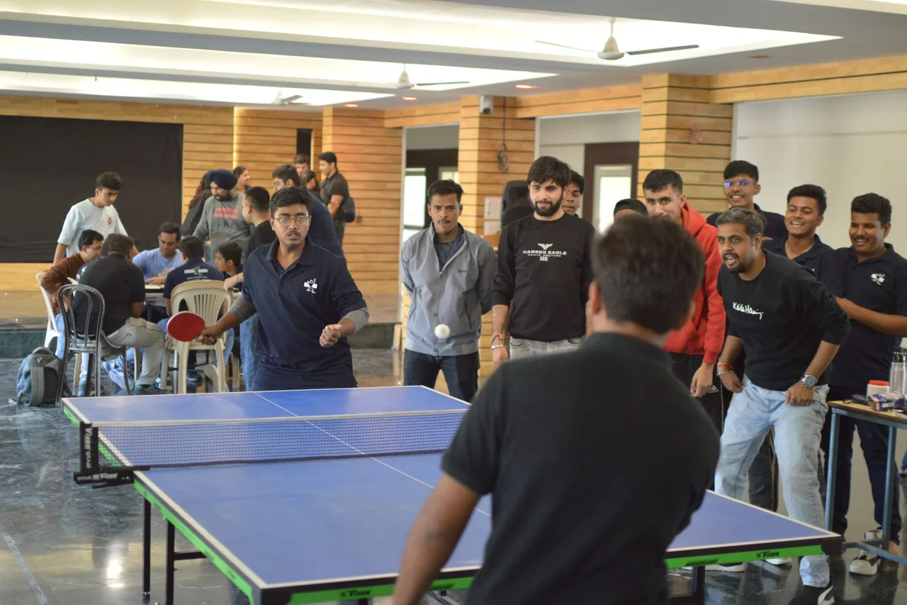 Sports indoor event — IPS Academy, Institute of Hotel Management, Indore (MP)