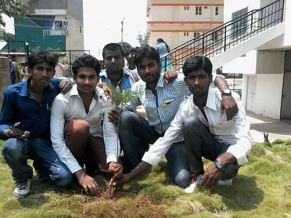 Vanamahotsava tree-planting event — Lorven College of Science and Management