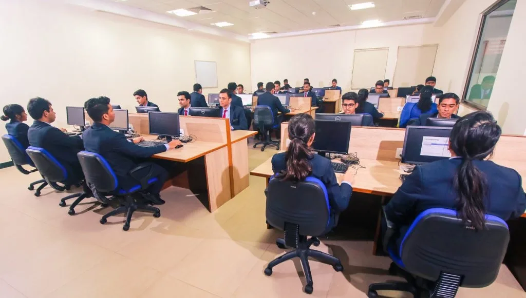 Computer laboratory classroom setting — V. M. Salgaocar Institute of International Hospitality Education