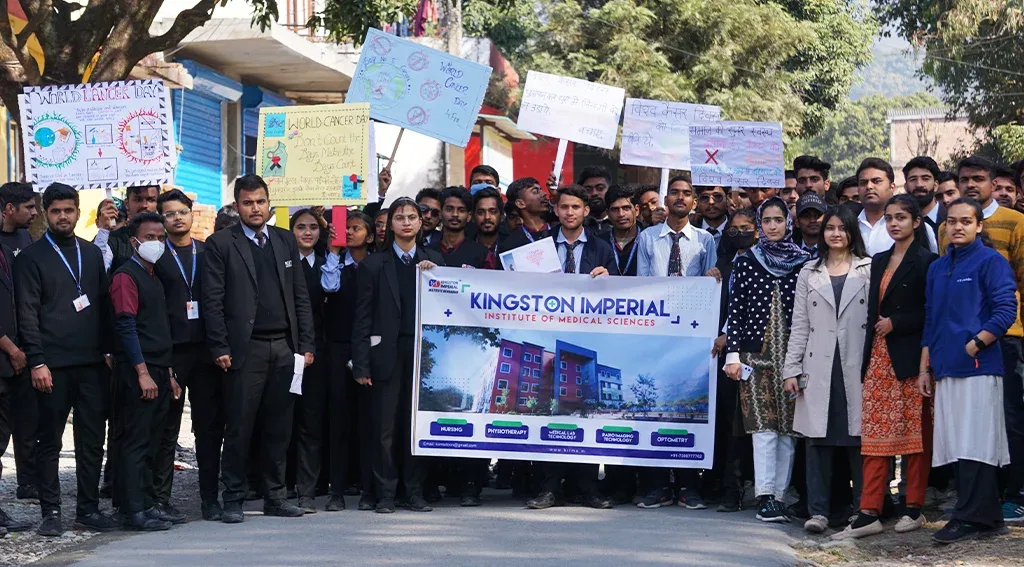 KIIMS campus activities on world cancer day — Kingston Imperial Institute of Medical Sciences