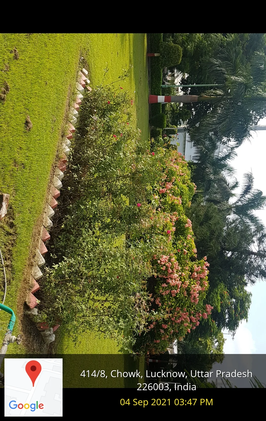 Lawn opposite PHI building — Faculty of Dental Sciences, King George's Medical University