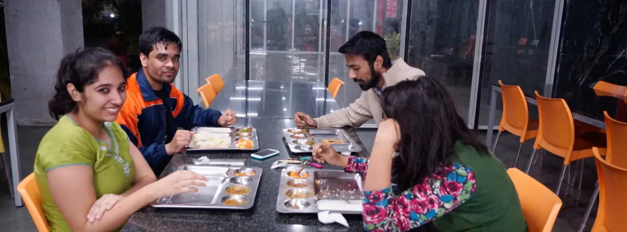 IIIT-Bangalore cafeteria seating — International Institute of Information Technology Bangalore