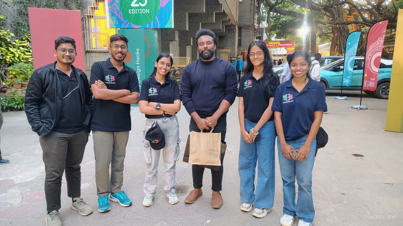 BSDT students and faculty at Designuru 2025 — Bangalore School of Design & Technology