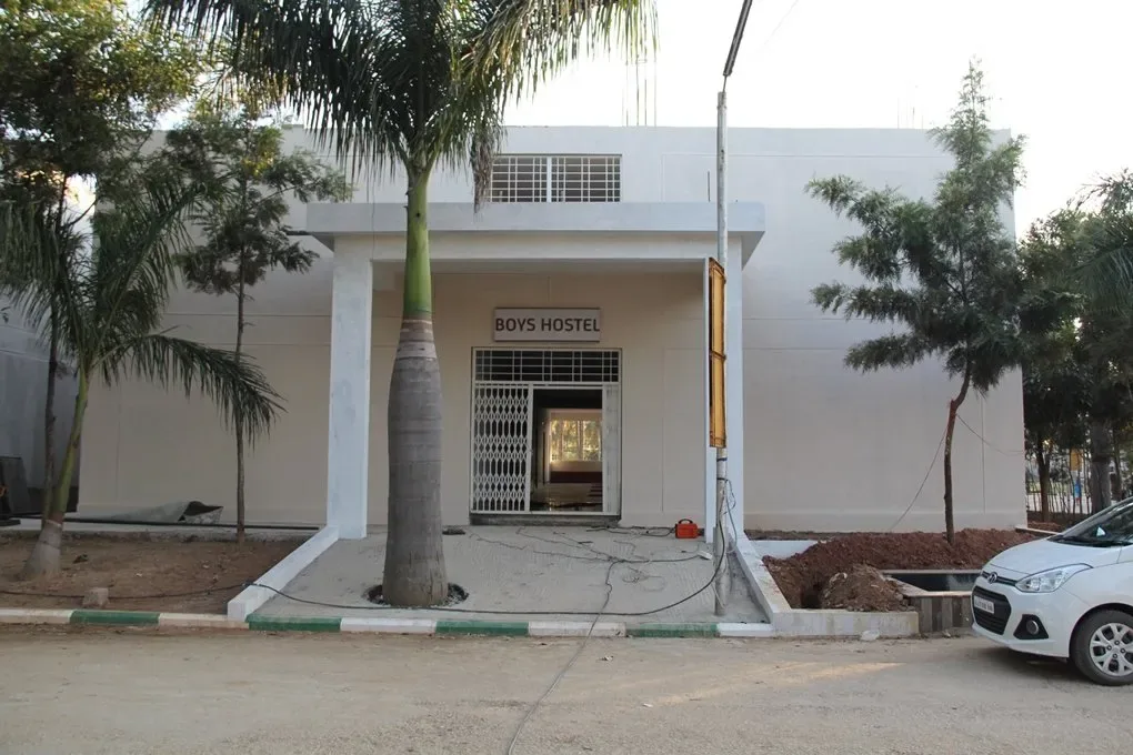 Boys hostel entrance on the East Point campus, Bengaluru