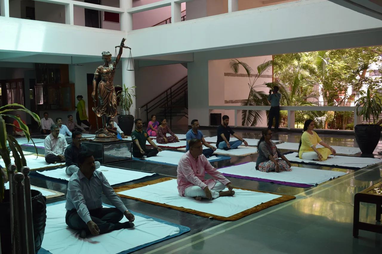 Yoga Day — NALSAR University of Law