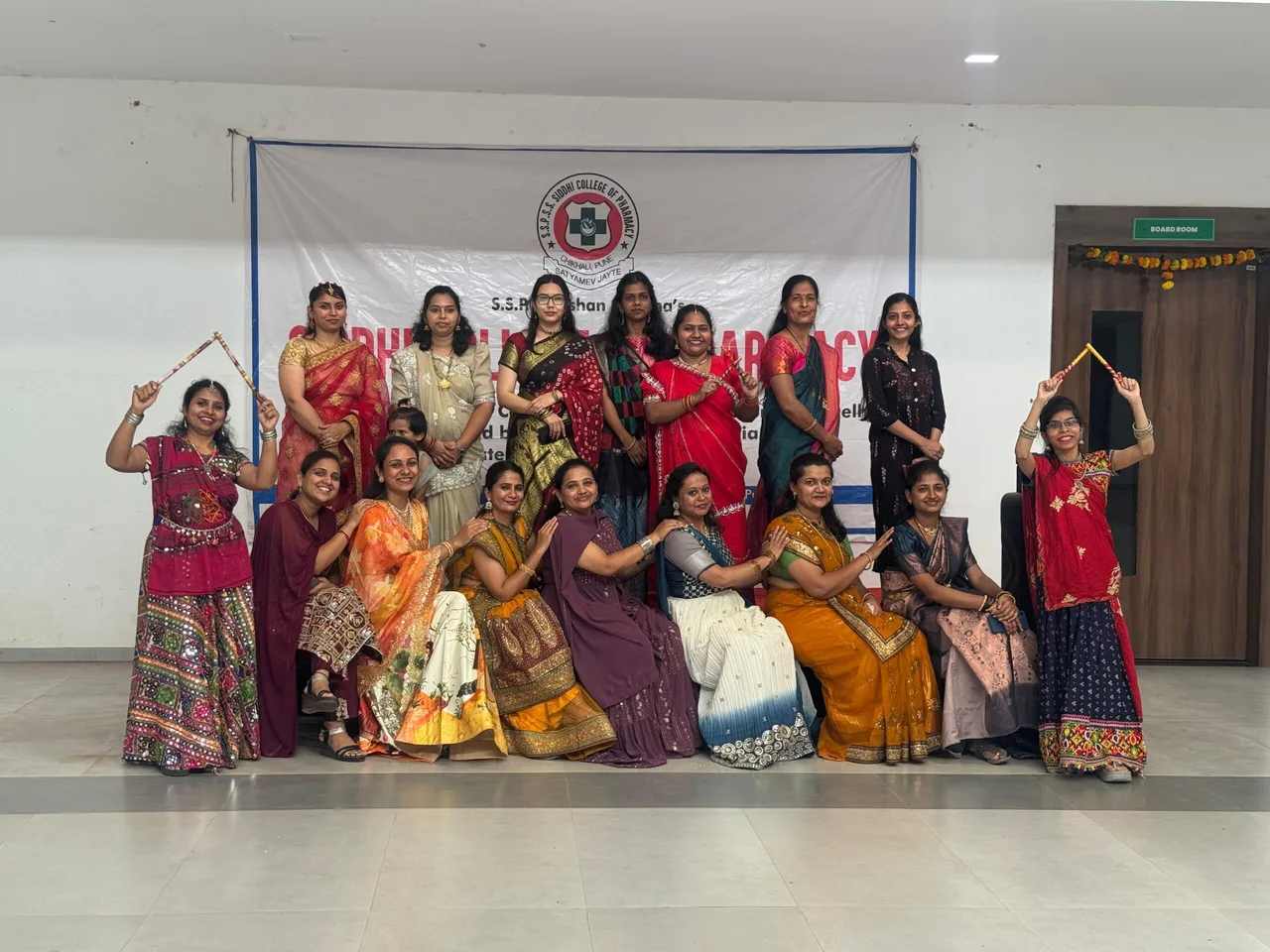 Navaratri Raas Dandiya college event — Siddhi College of Pharmacy
