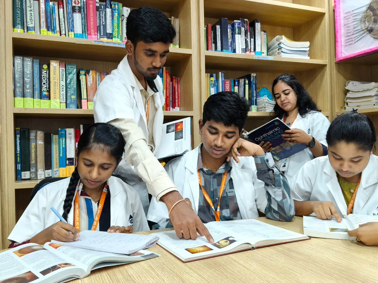 A library that serves as a hub of knowledge for optometry, allied health, and beyond — Dr. Agarwals Institute of Optometry