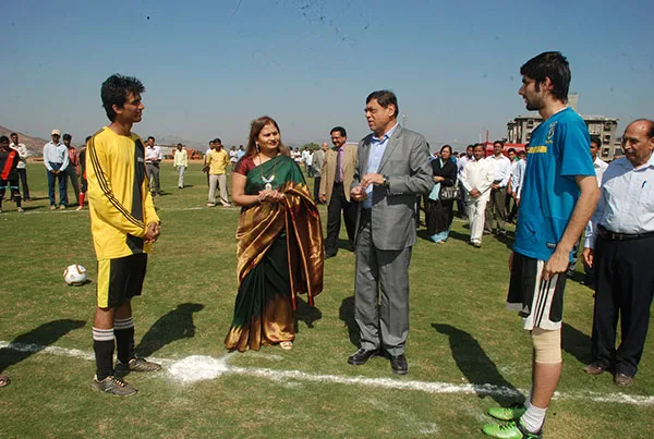 Inaguration of Football Matches — Sinhgad Technical Education Society's Sinhgad Institute of Technology