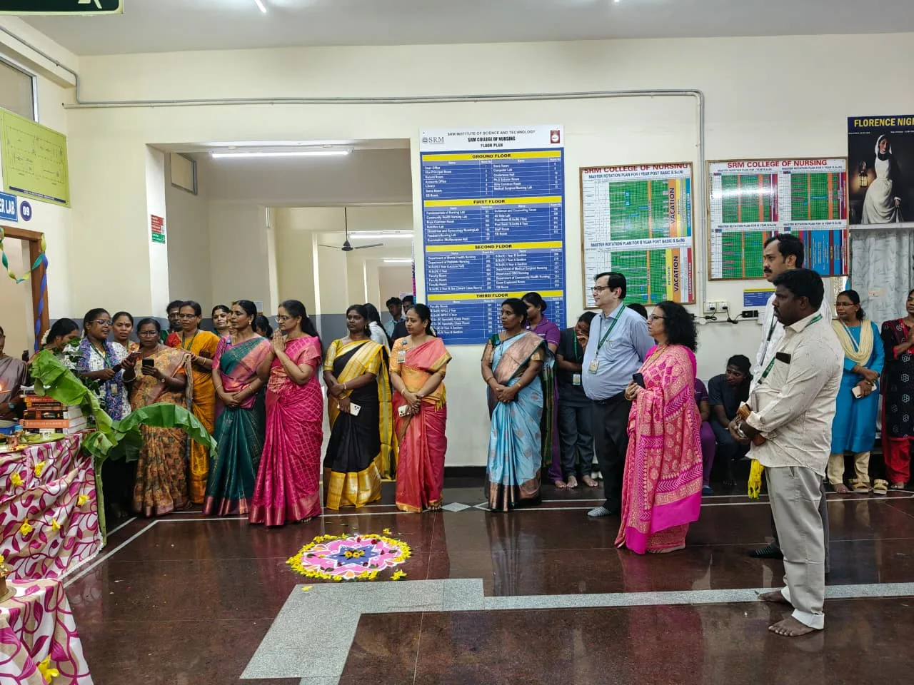 Pooja Celebration — SRM College of Nursing