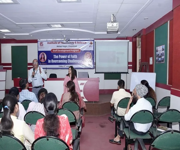 Department of MBA organized Staff Development Programme on “The Power of Faith in Overcoming Challenges” — Institute of Technology and Science