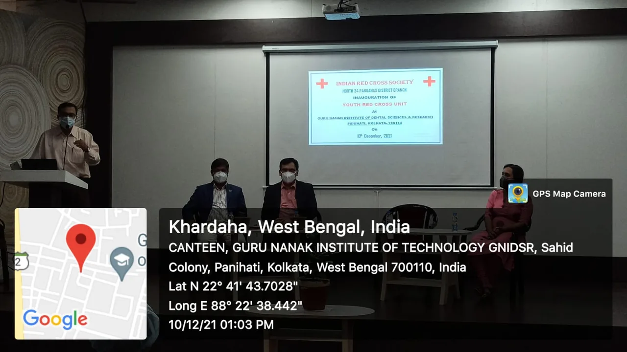 Red Cross -Inaguration ceremony — Guru Nanak Institute of Dental Sciences & Research
