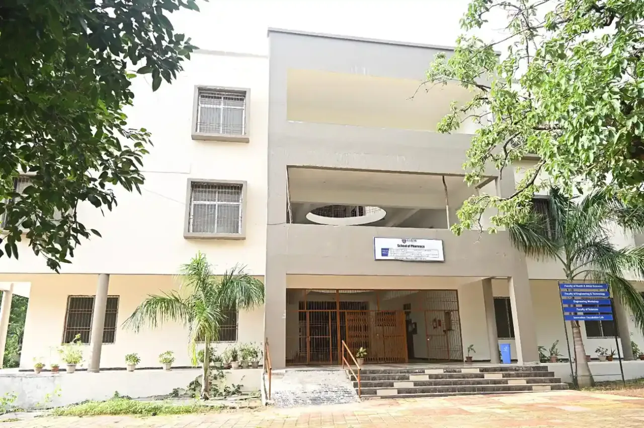 ISBM University School of Pharmacy building front view
