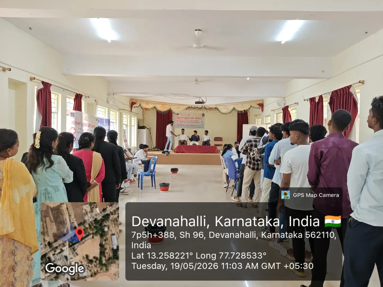 Blood Donation Camp by Red Cross Unit — Government First Grade College, Devanahalli