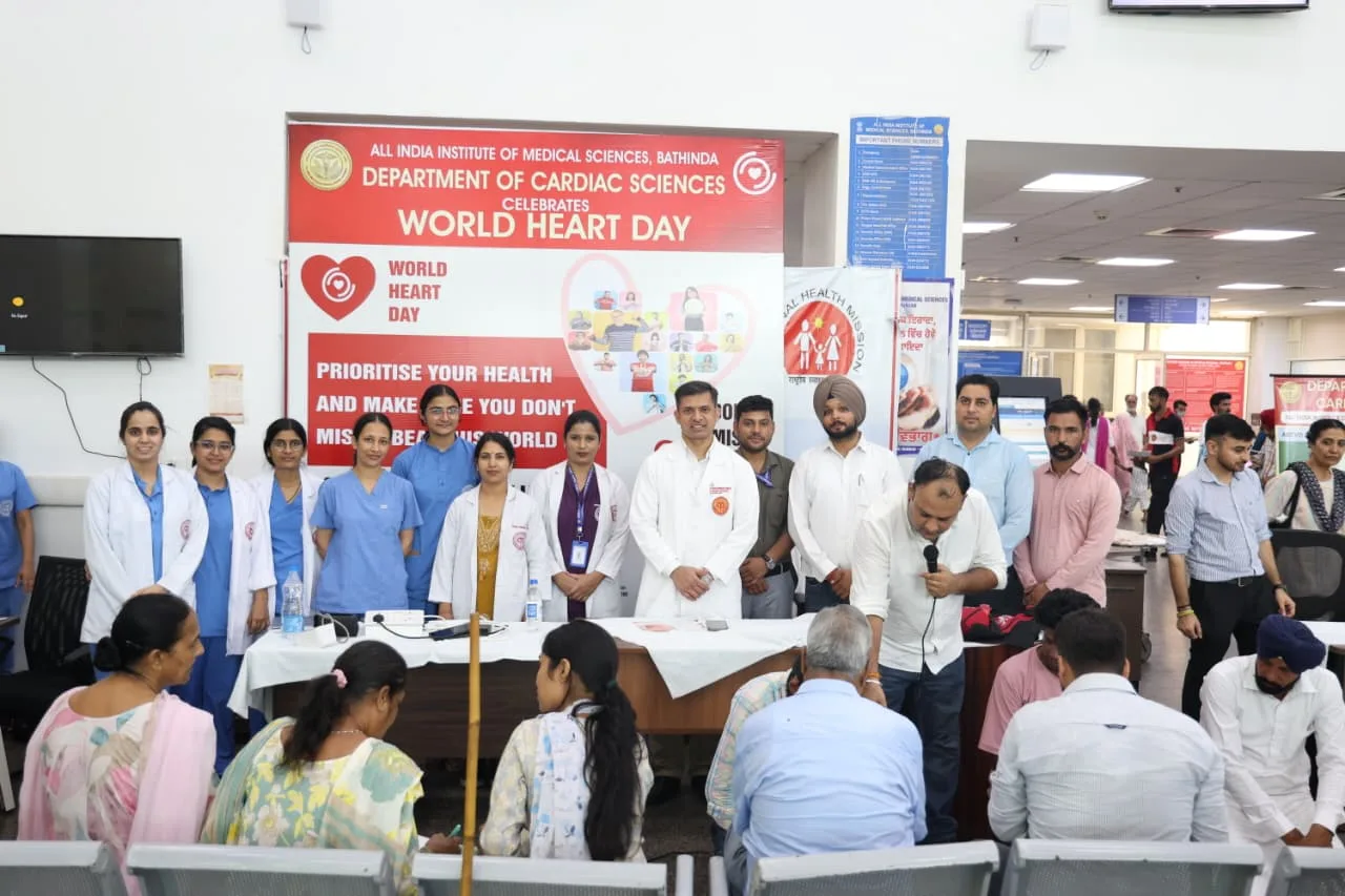 World Heart Day 2025 | Department of Cardiology — All India Institute of Medical Sciences, Bathinda