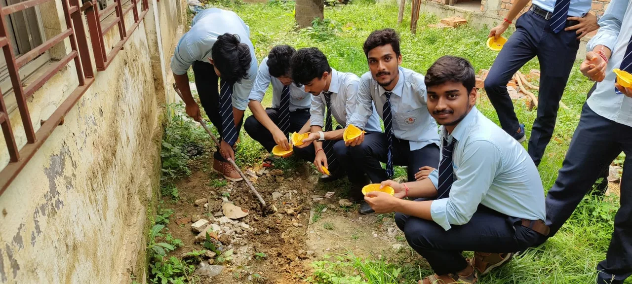 Tree plantation program — BCDA College of Pharmacy & Technology