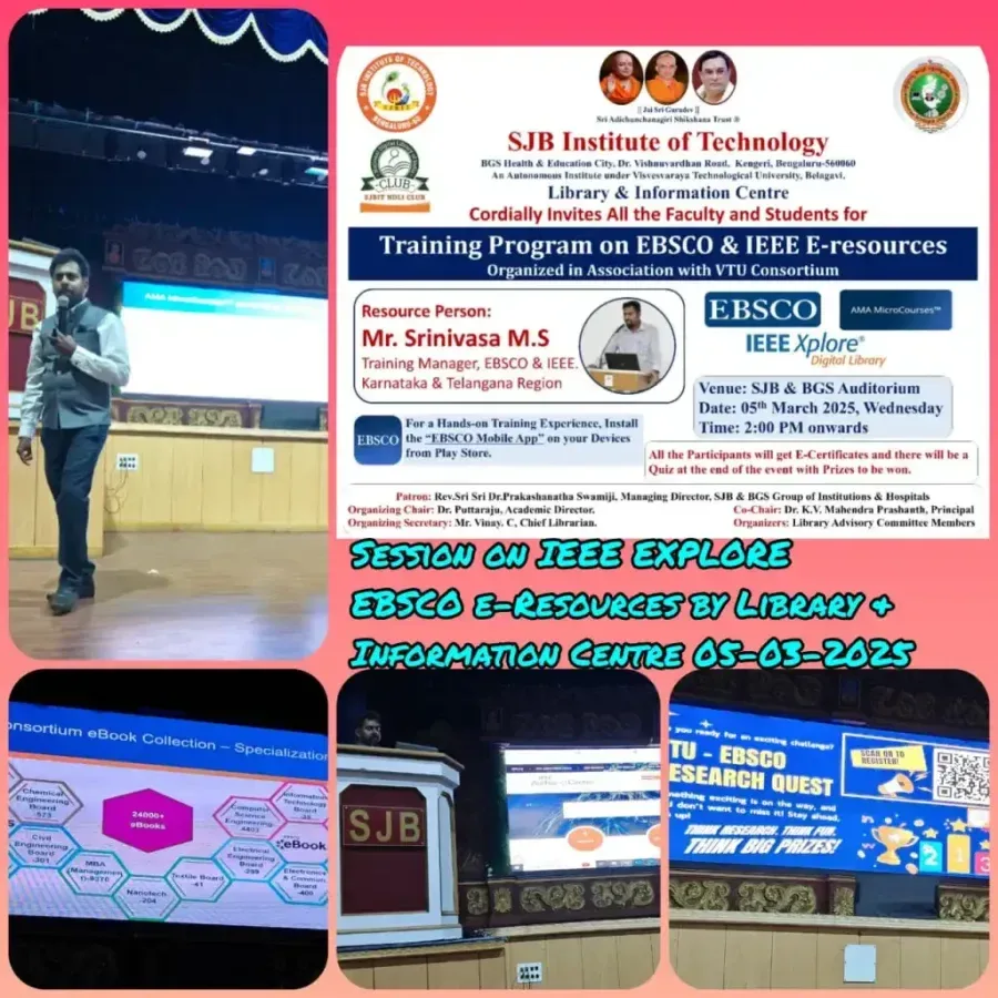 SJBIT sports day — SJB Institute of Technology