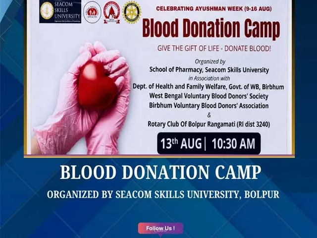 Blood Donation Camp — Seacom Skills University