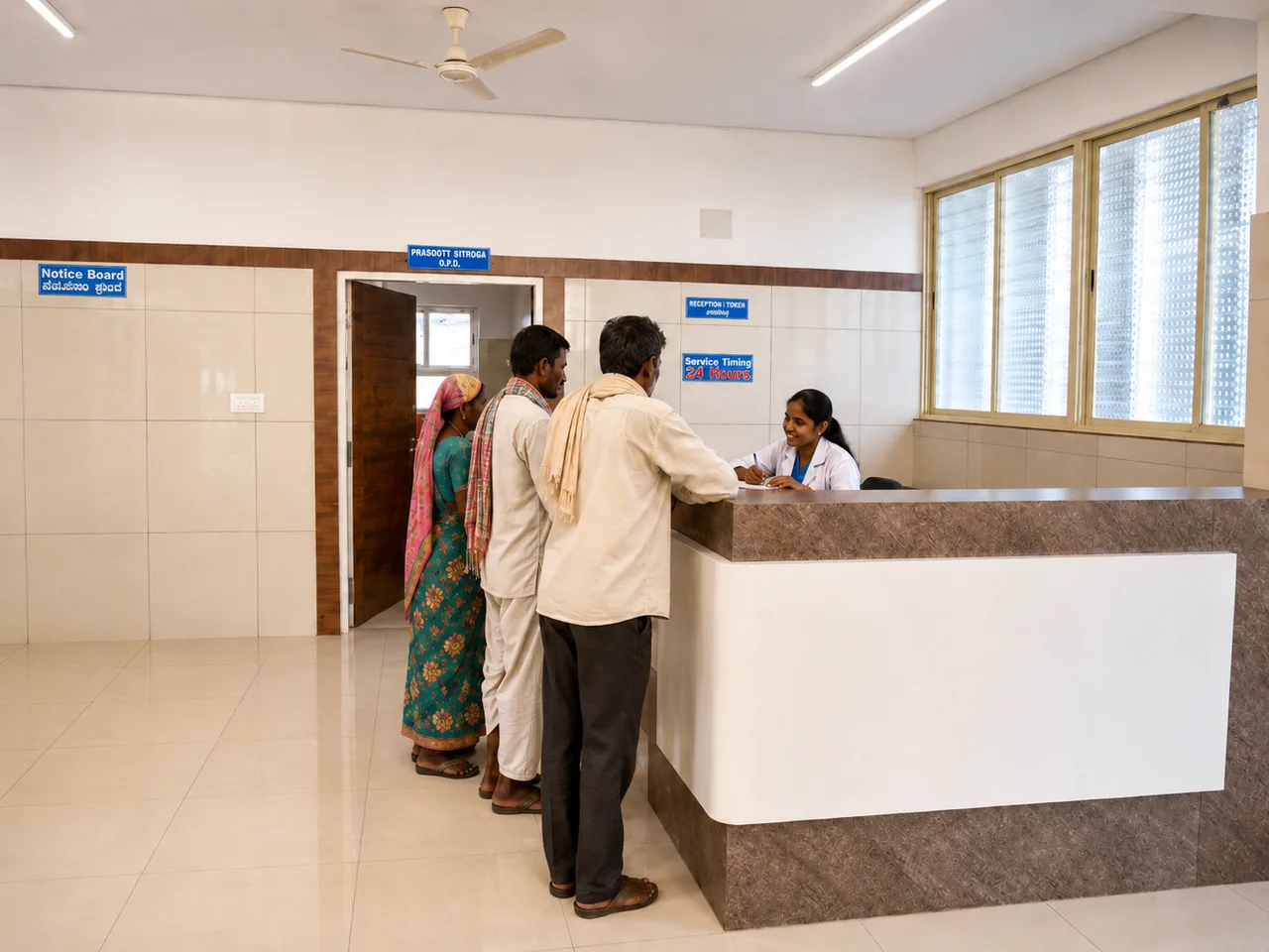 Hospital Reception — Agastya Ayurveda Medical College and Hospital