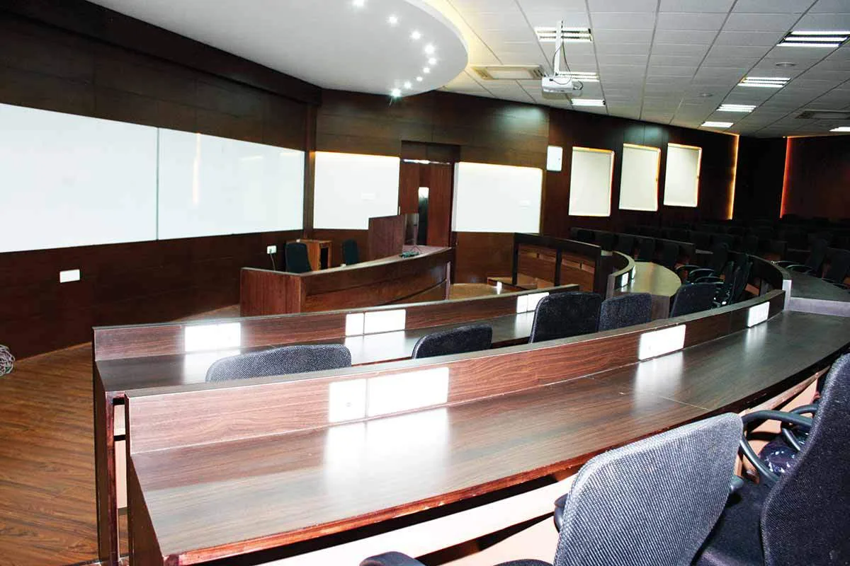 Gallery type classrooms — kiit-school-of-management-bhubaneswar