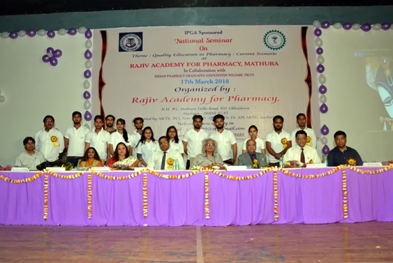National Seminar on Quality Education in Pharmacy — Rajiv Academy for Pharmacy