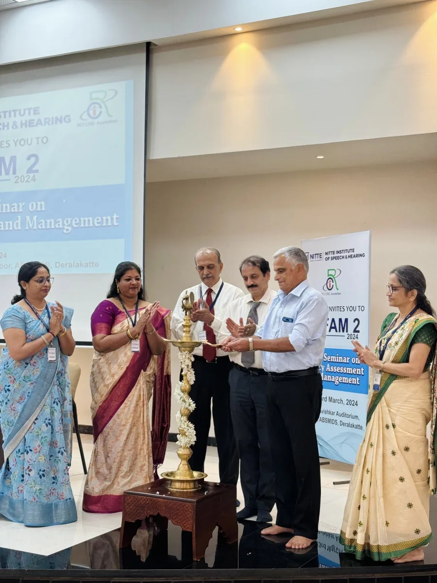 Seminar on Fluency Assessment — Nitte Institute of Speech and Hearing