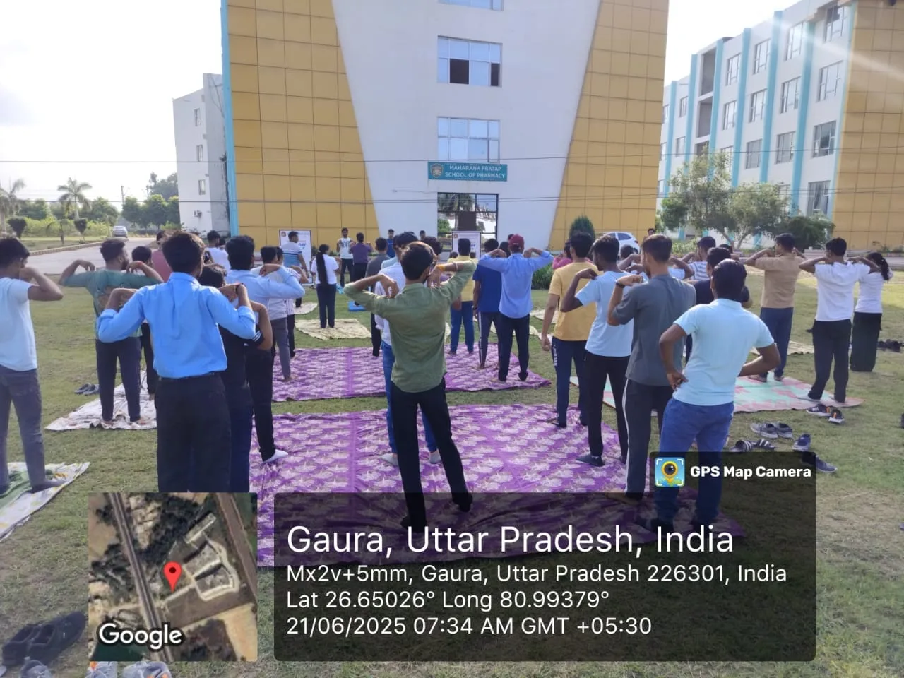 International Yoga Day — photo 2 — Maharana Institute of Technology & Sciences