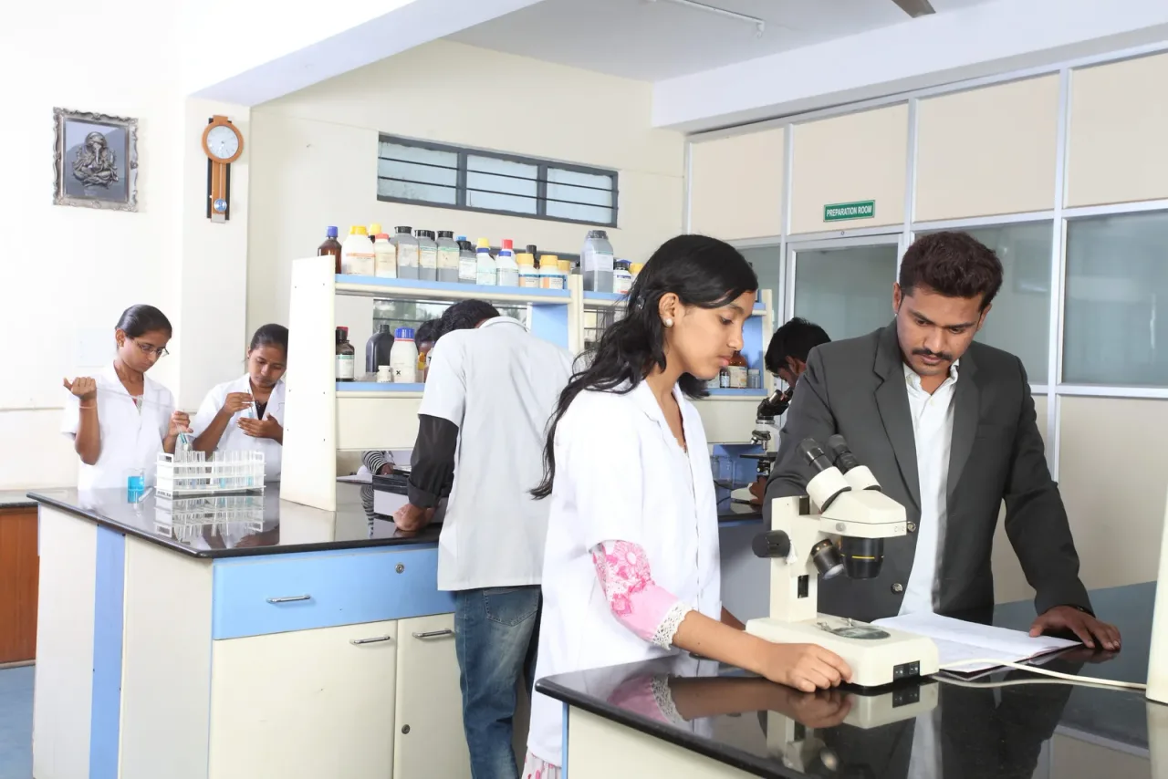 Biotechnology lab — East West First Grade College of Science