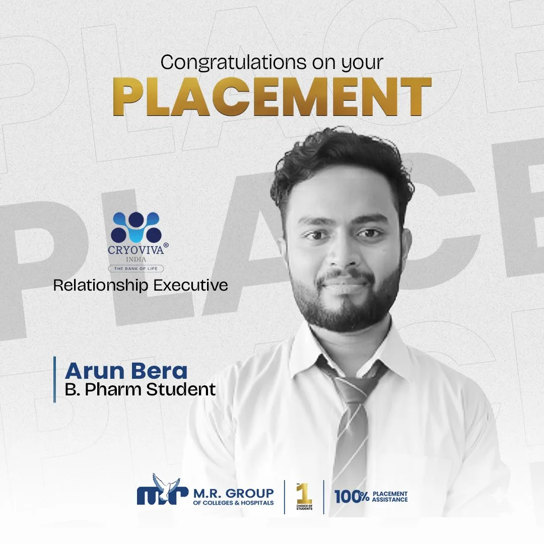 placement-arun-bera — M.R. College of Pharmaceutical Sciences and Research