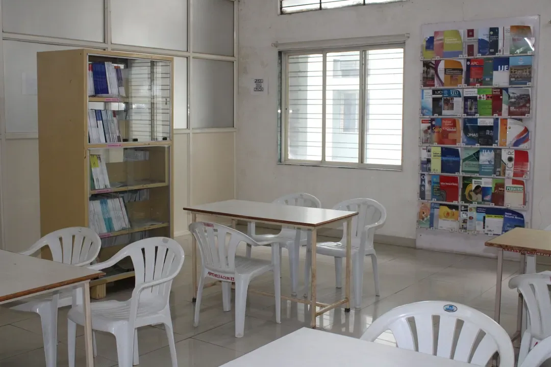 Library facility at Ashwini Rural Medical College