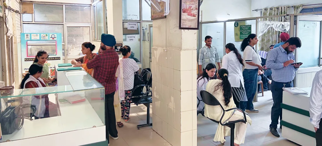 Hospital Counter/Facility — Shree Lakshmi Narayan Ayurvedic College & Hospital