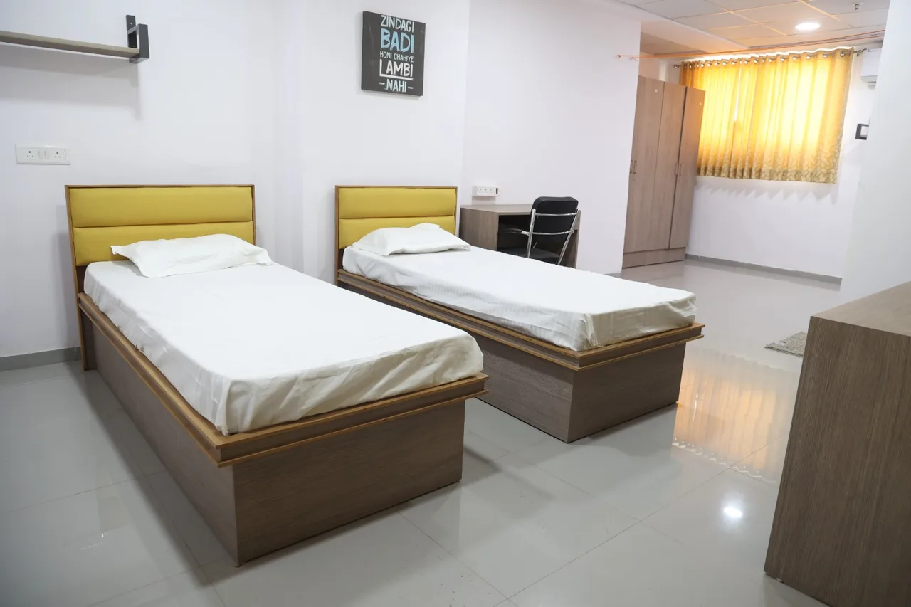 Twin-sharing room — Karnavati University
