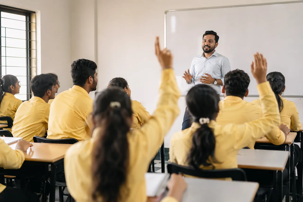 Department of Education students at ABS Academy — ABS Academy of Science Technology and Management