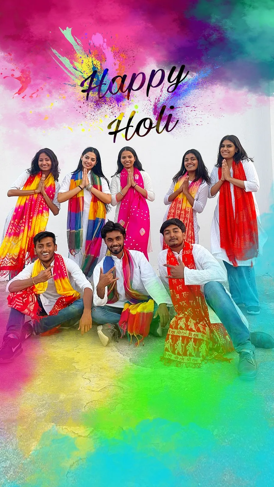 Holi Celebration — AKS University, Satna