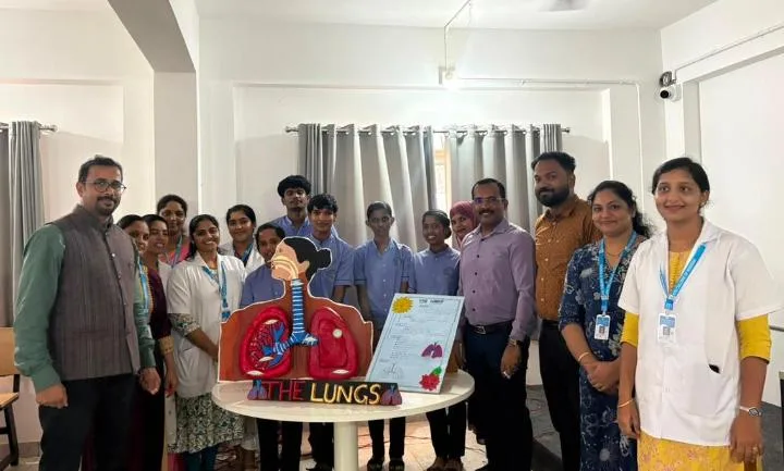Anatomy & Physiology Working Model Exhibition — STG College of Nursing