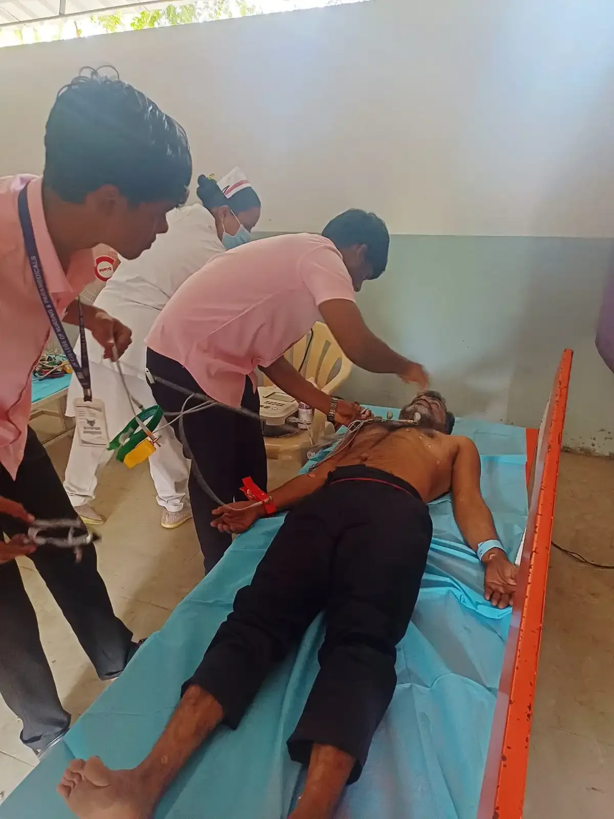 Clinical Outreach and ECG Screening — JK College of Nursing and Paramedicals