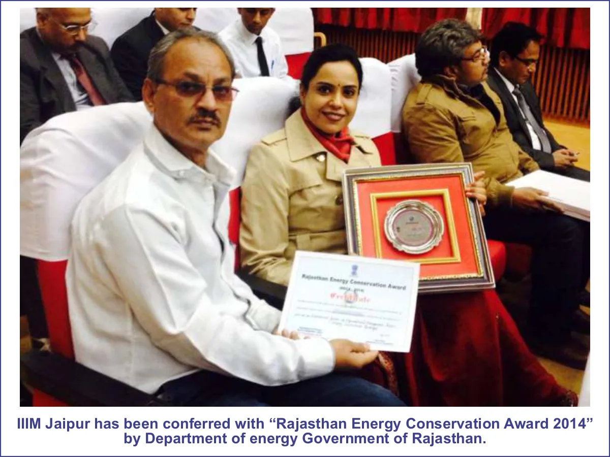 Rajasthan Energy Conservation Award — International School of Informatics & Management Technical Campus