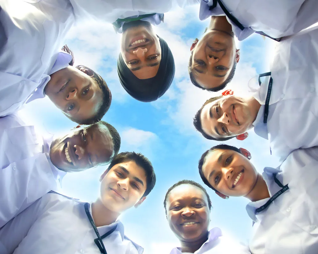 Cadets in Formation — academy-of-maritime-education-and-training-chennai