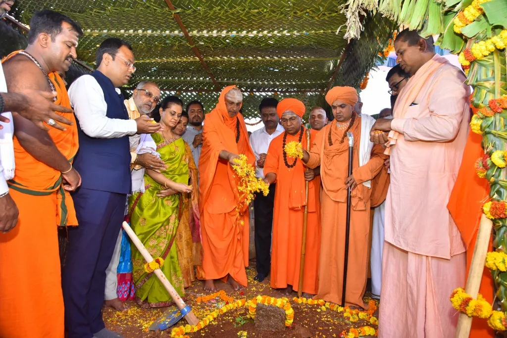 Bhoomi Pooja and Elevation — JSS Institute of Speech and Hearing, Dharwad