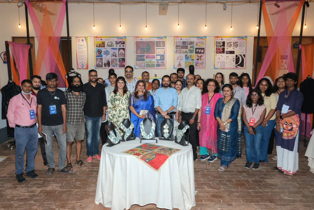 Actor Saharsh with LISAA team. — CREO Valley School of Film and Television