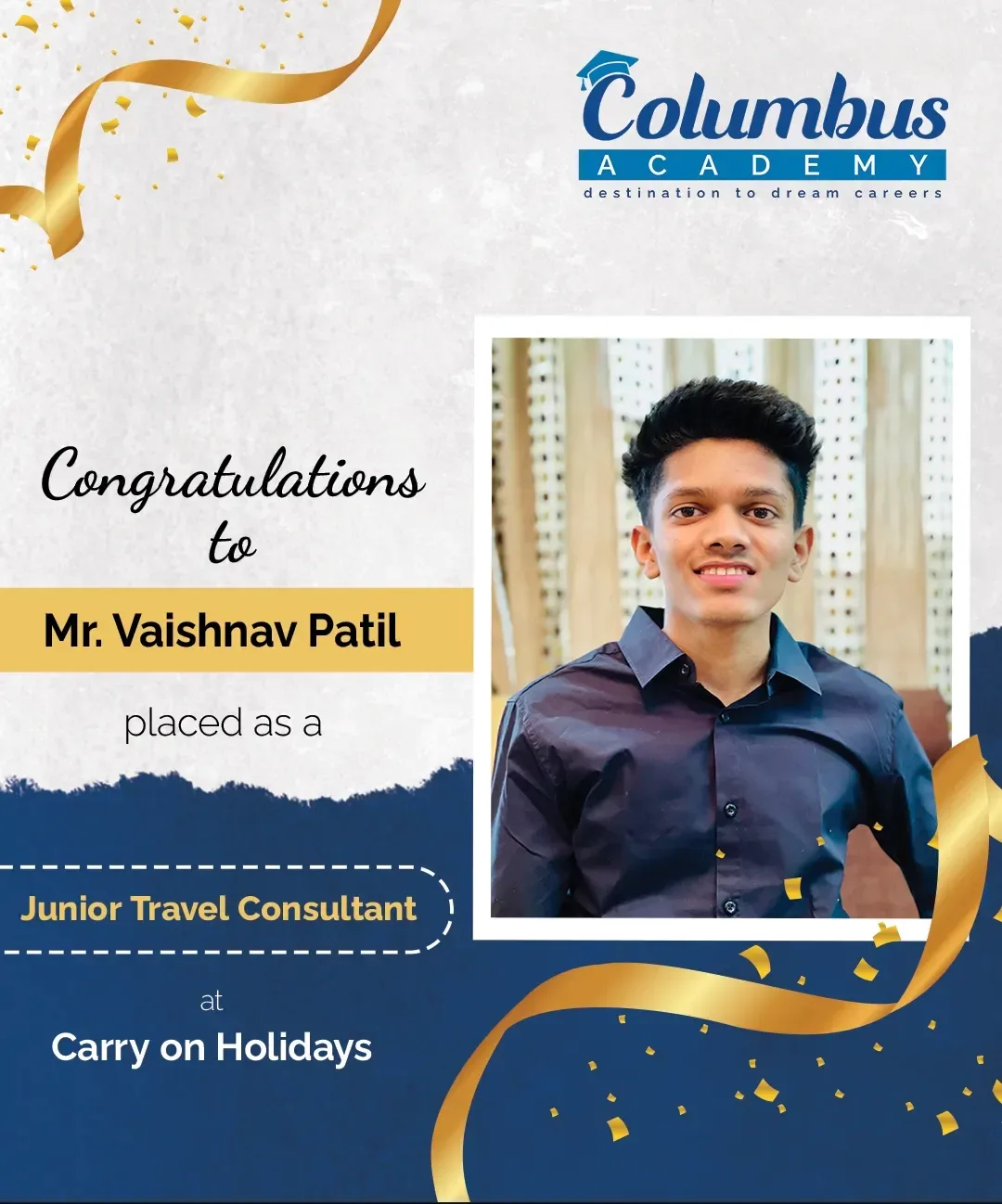 Vaishnav Patil — Columbus Academy Private Limited