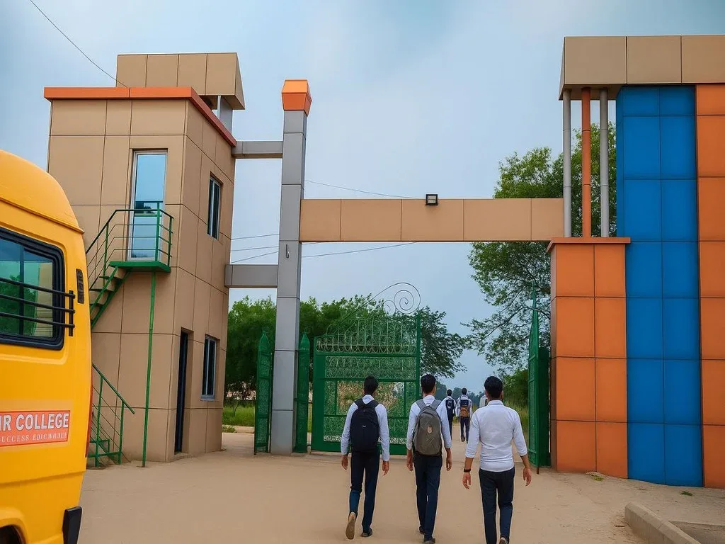 Back Side of Entrance Gate — Jeevan Gopi Institute of Pharmacy & Technology