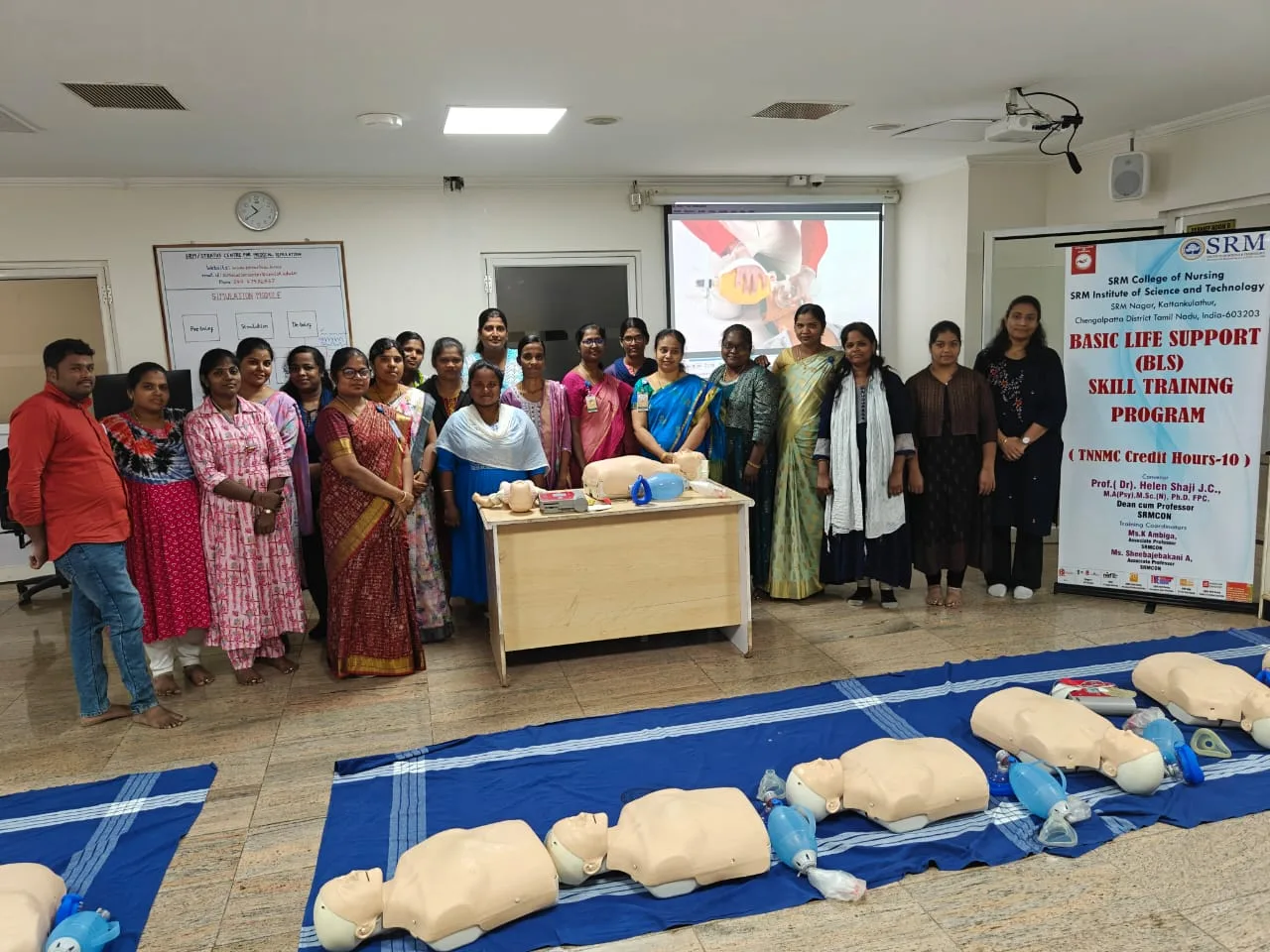Basic Life Support (BLS) Skill training - SRMCON — SRM College of Nursing