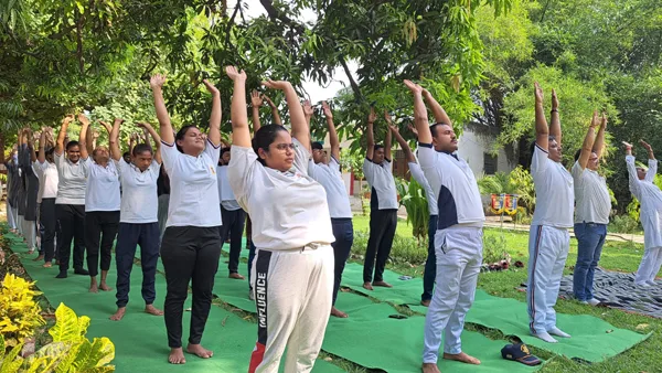 International Yoga Day 2024 — Nehru Gram Bharati (Deemed to be University)