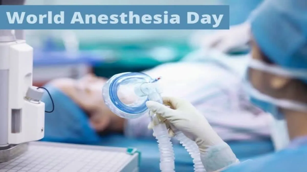 Guest lecture for World Anesthesia Day — Nandha College of Allied Health Sciences