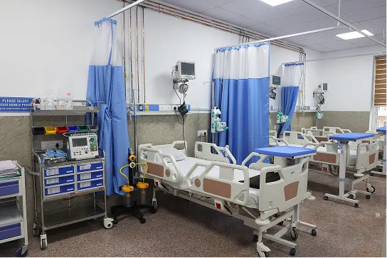 Arya Medical College Hospital ICU and clinical facility view